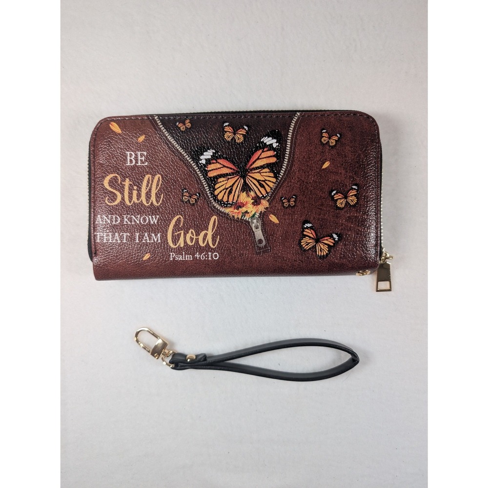 NEW Blessac Psalms 46:10 wallet or wristlet
